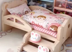 Giường búp bê có đệm